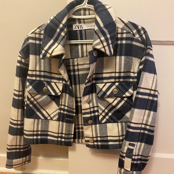 Zara Jackets & Blazers - Zara plaid jacket
